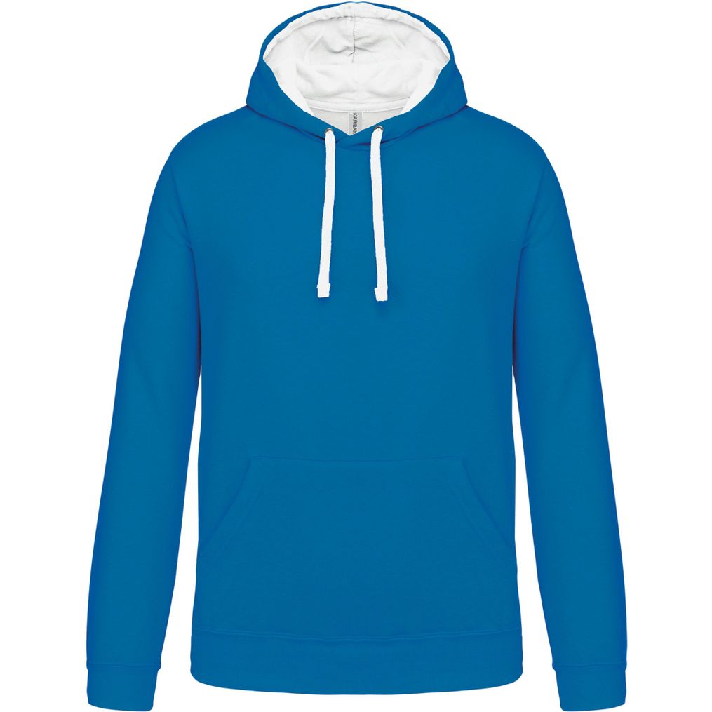 Image produit Sweat med hætte tofarvet k446