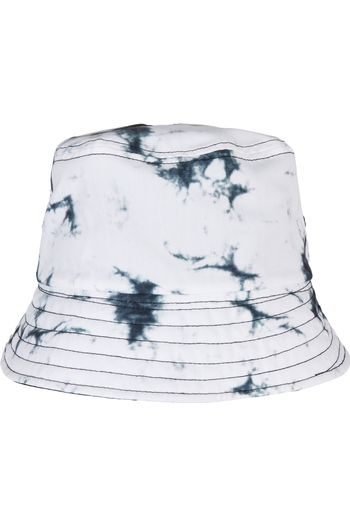 Gorra de cubeta reversible con tinte de batik 5003bd - Black / White