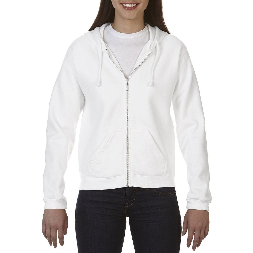 Image produit Ladies' full zip hooded sweatshirt Hooded sweatshirt metal cotton 1598