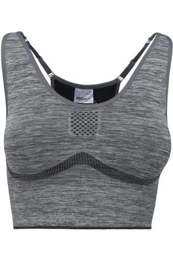 Verstellbarer bügelloser Sport-BH pa031 - Storm grey melange