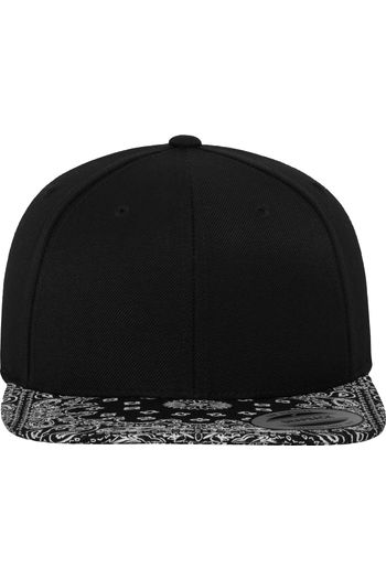 Bandana snapback 6089bd - Black / Paisley
