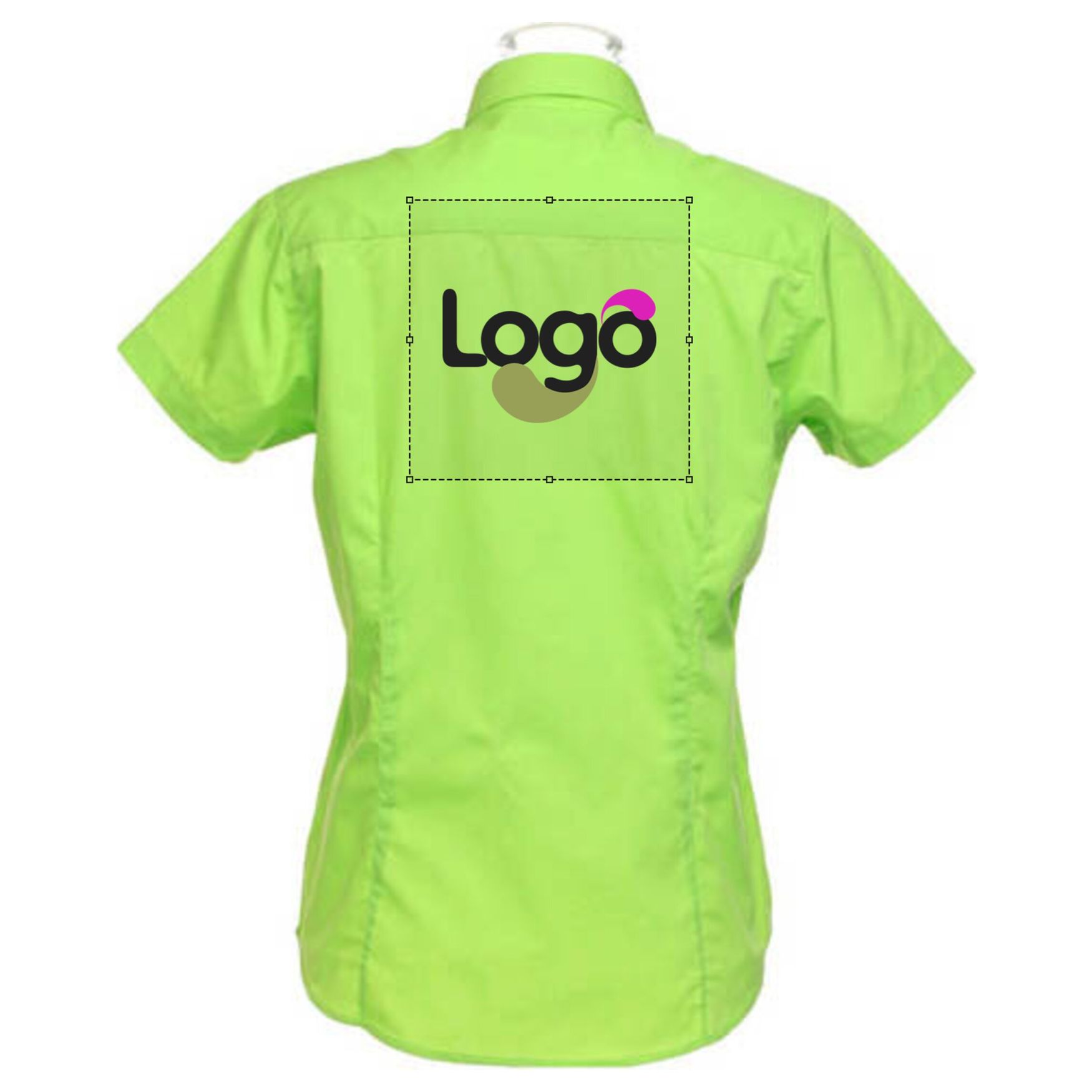 Workforce shirt dames kk728 personalisatie - Lime