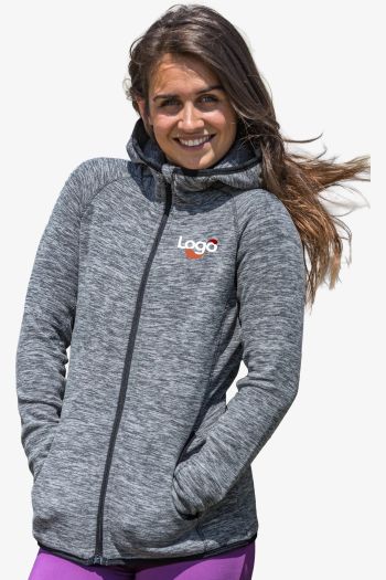 Image produit Womes microfleece hoodi hættetrøje med lynlås s245f