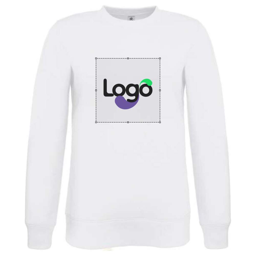 Set-in kobieta Sweter bawełna poliestru ww606 personalizacja - White