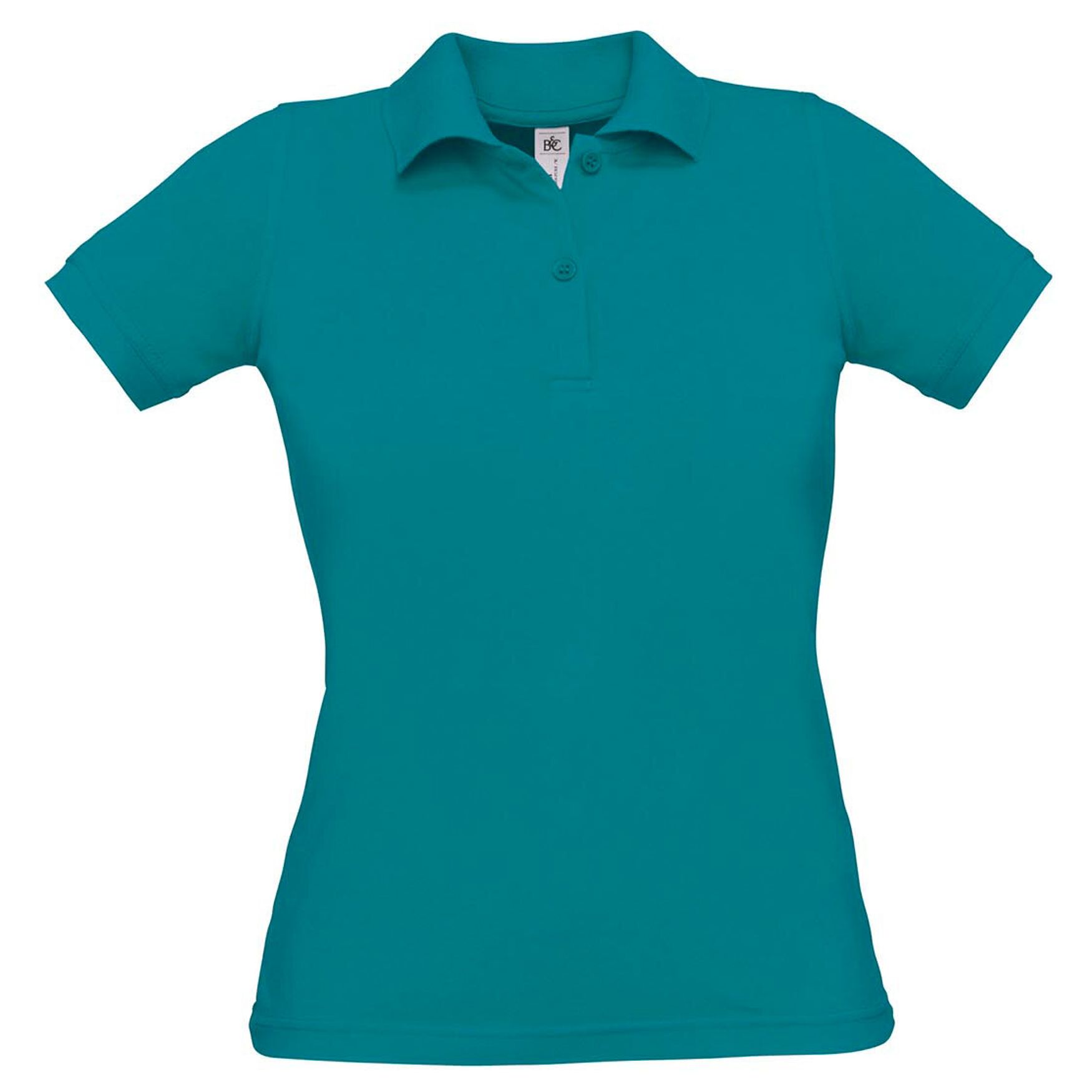 Polo coton piqué Safran pure women personnalisation pw455 - Diva blue