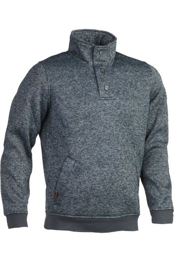 Verus sweater fleece trui 23msw1701 - Chine grey mix