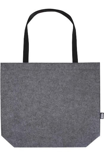 Felttasche mit Falten für den Einkauf 130075 - Gris moyen