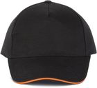 black/orange