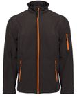 black/orange