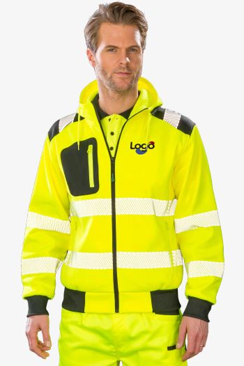 Image produit Sikkerhedshættetrøje med lynlås, vindtæt r503x