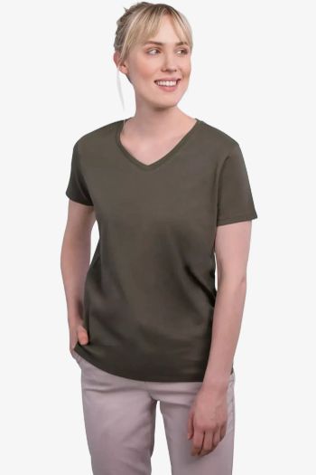 tee-shirt donna Luxury v neck tees 202