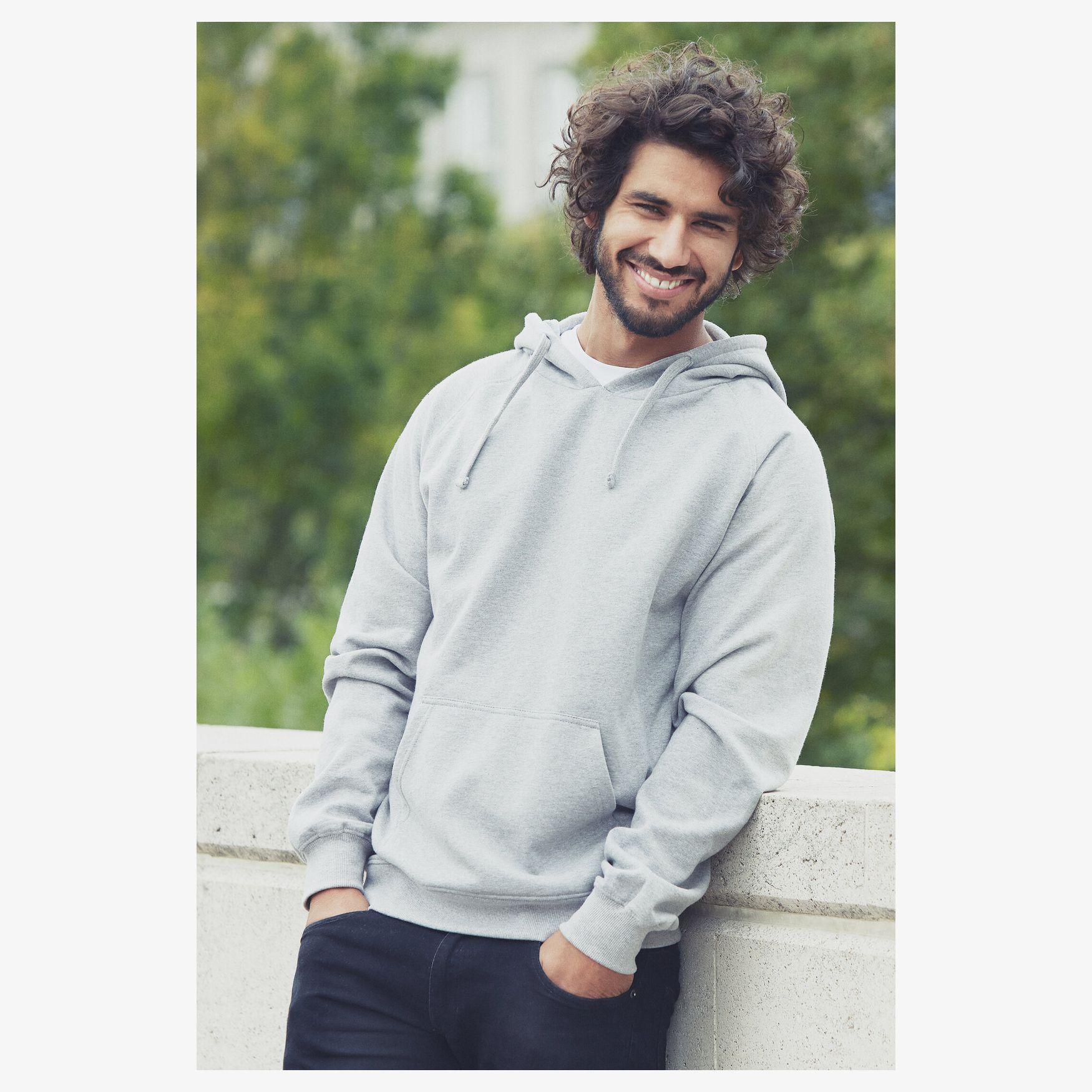 Männer Hoodie Fairtrade Baumwoll Sweatshirt o63101 - Yellow
