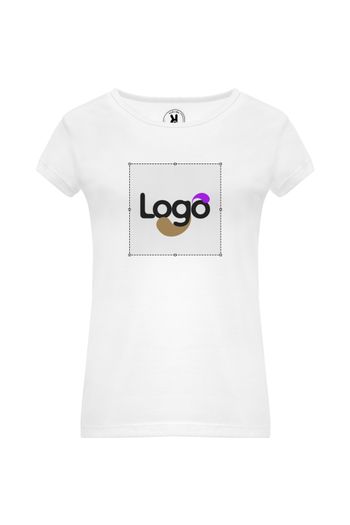 Hawaii Camiseta de manga curta poliéster algodão ca6692 - Blanc