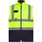 Image produit bodywarmer rembourré haute visibilité hv005