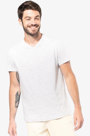 Image produit V-neck short-sleeved t-shirt k357