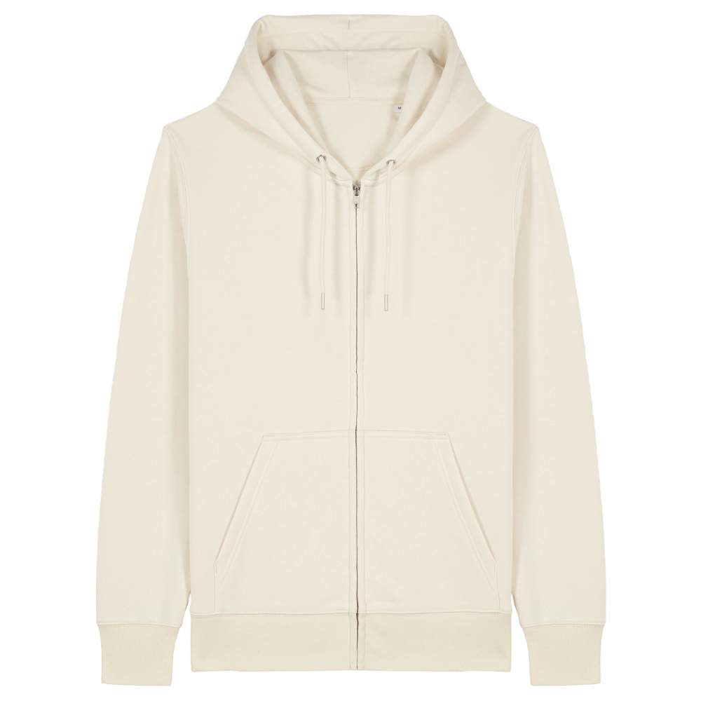 Connector 2.0 Zip-sweat i organisk bomuld tilpasning stsu207 - Natural raw