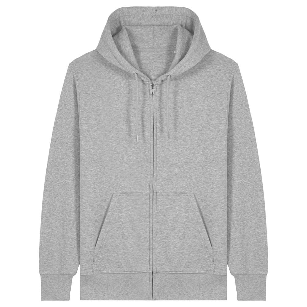 Connector 2.0 Sweat zippé algodão orgânico personalização stsu207 - Heather grey