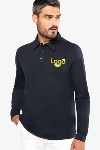 Image produit Polo jersey manches longues homme k264