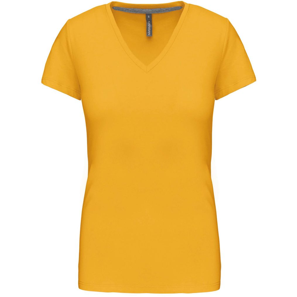 Image produit Camiseta de manga corta con escote en v para mujer k381