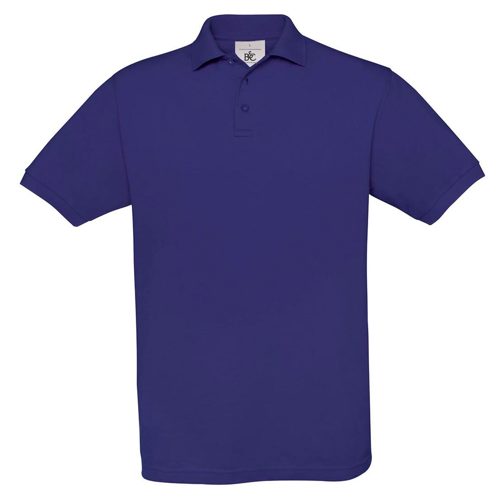 SAFRAN Polo coton boutons pu409 - Indigo