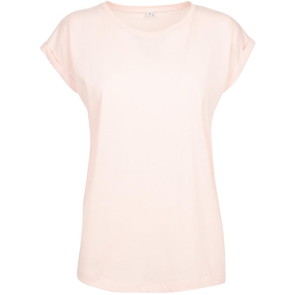 Image produit Damen Tee mit verlängerten Schultern T-Shirt Baumwolle Viskose by021