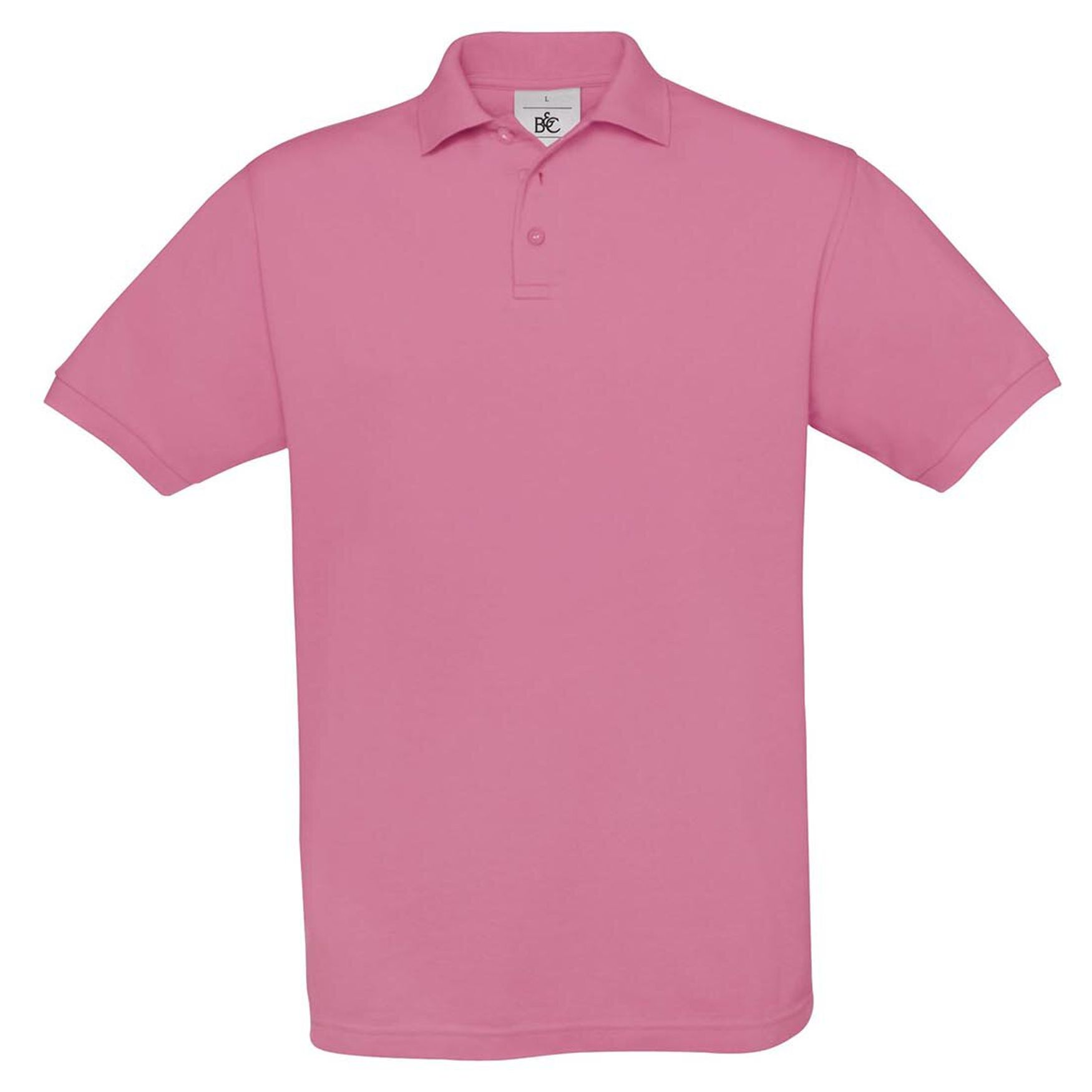 SAFRAN Polo coton boutons pu409 - Pixel pink