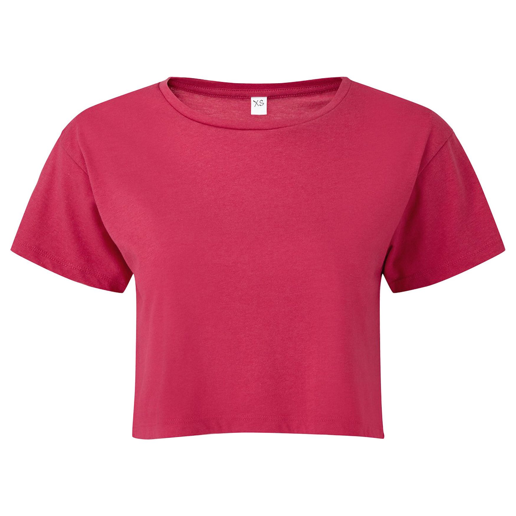 Camiseta corta de algodon tr019 - Hot pink