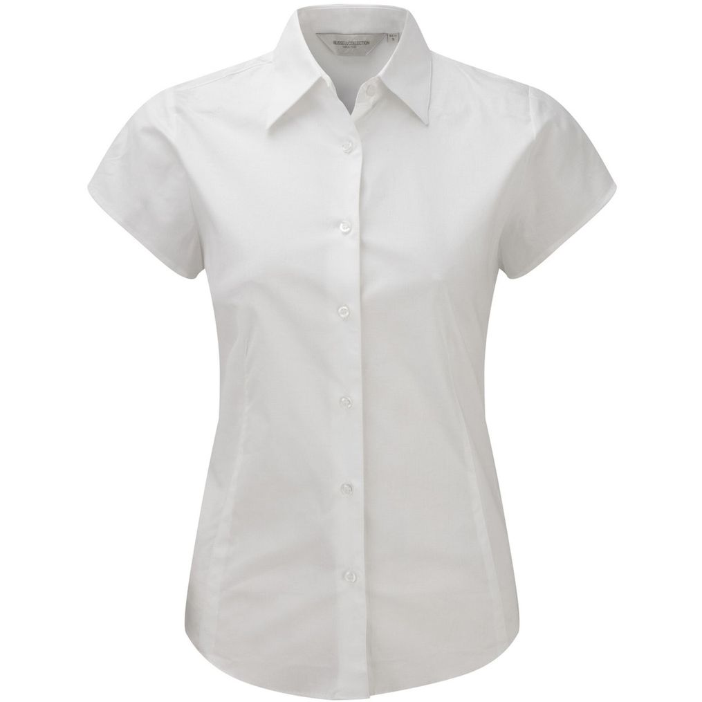 Image produit Ladies’ kortærmet pasformet strækkende bluse r-947f-0