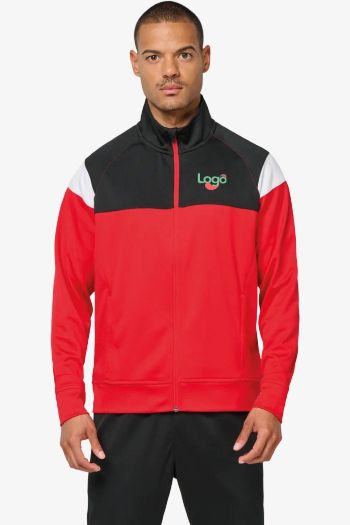 Image produit Veste de survêtement zippée unisexe