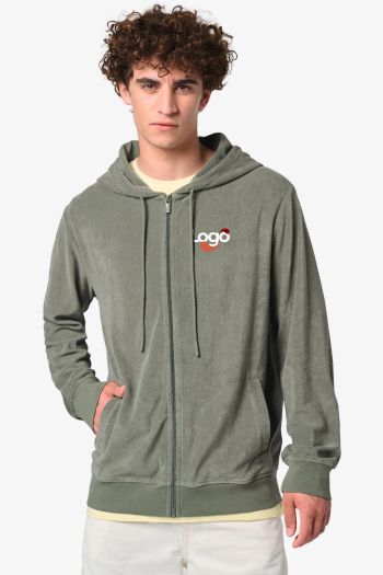 Image produit Sweat-shirt éponge zippé ns419