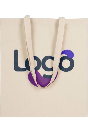 Tote Tasche aus recyceltem Stoff ki3207 - Natural
