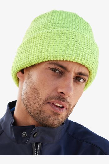 Image produit Reflective winter beanie Knitted warm hat mb7142