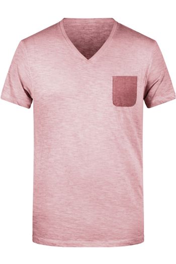 Camisa de malha para homem de algodão orgânico 8016 - Soft pink
