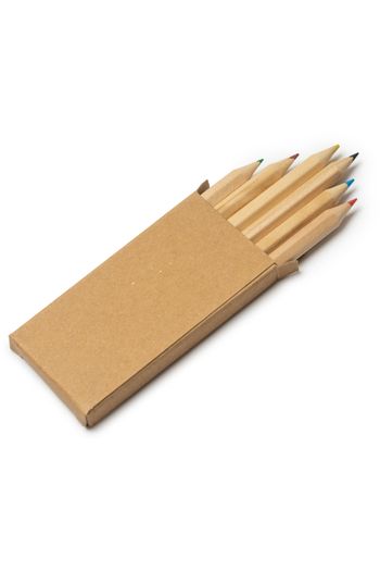 Amazonia Ołówki drewna z kartonową oprawą hw8001 - Beige