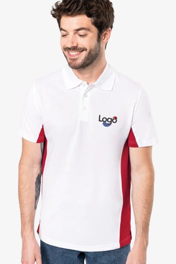 Image produit Polo bicolorido bandeira k232