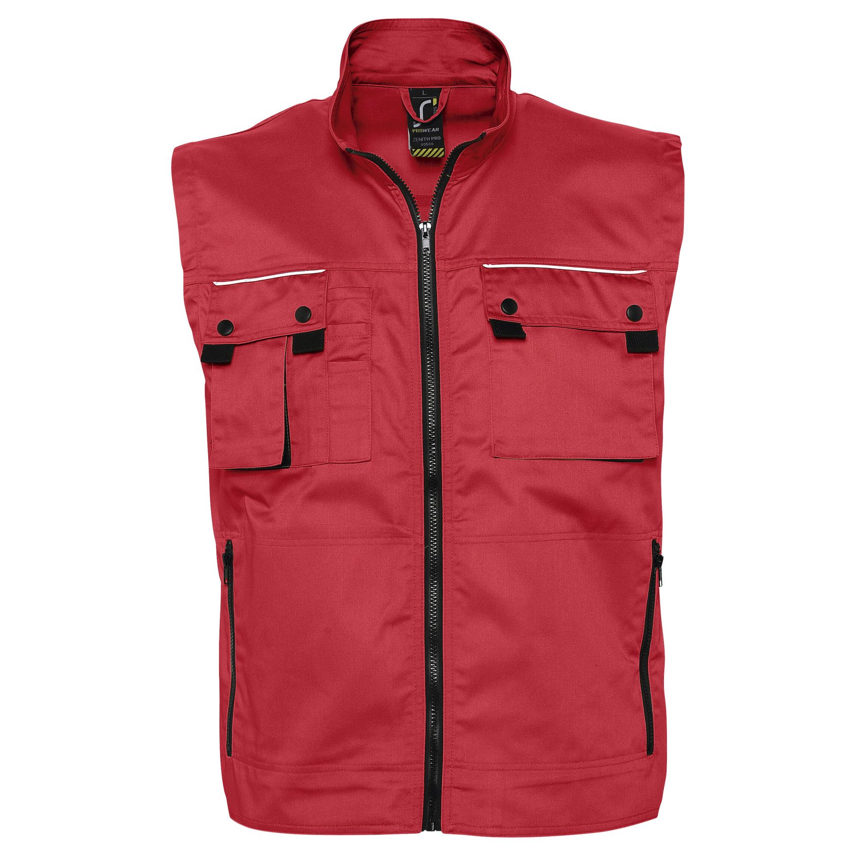 Zenith pro Blouson sans manches 80500 personnalisation - Rouge
