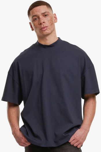 Image produit Camiseta de manga corta de cuello alto oversized Tee shirt de algodón by230