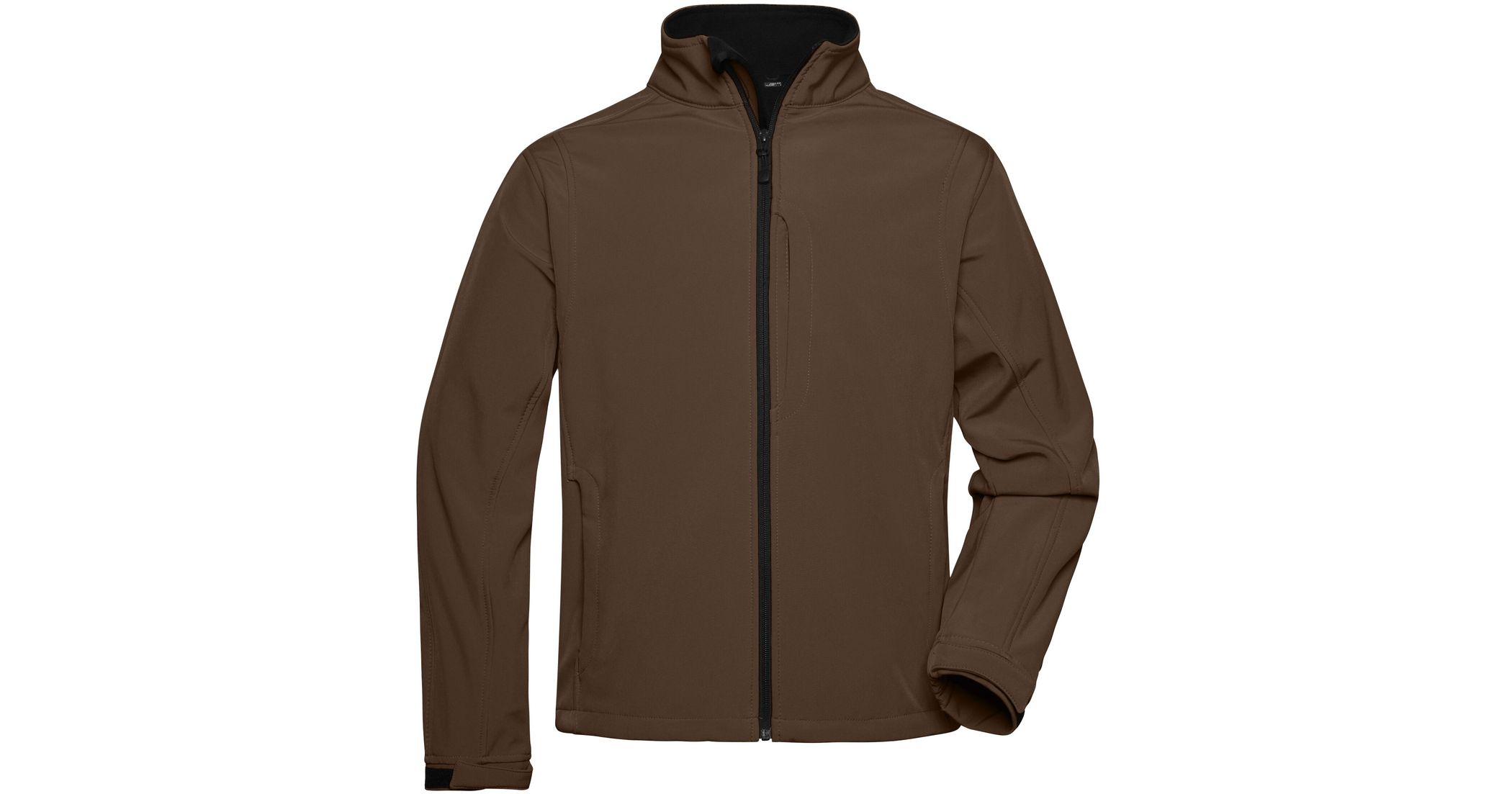 Men's softshell jacket JAMES&NICHOLSON jn135 - Brown