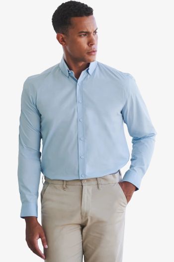 Image produit Men s long Sleeved Cotton feel Coolplus Shirt Men's shirt h582