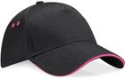 black/fuchsia