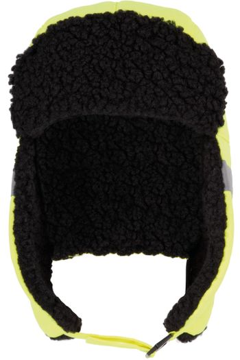 Bomuldshue med øreklapper og fyld Bonnet vinter bomuld wkp121 - Fluorescent yellow
