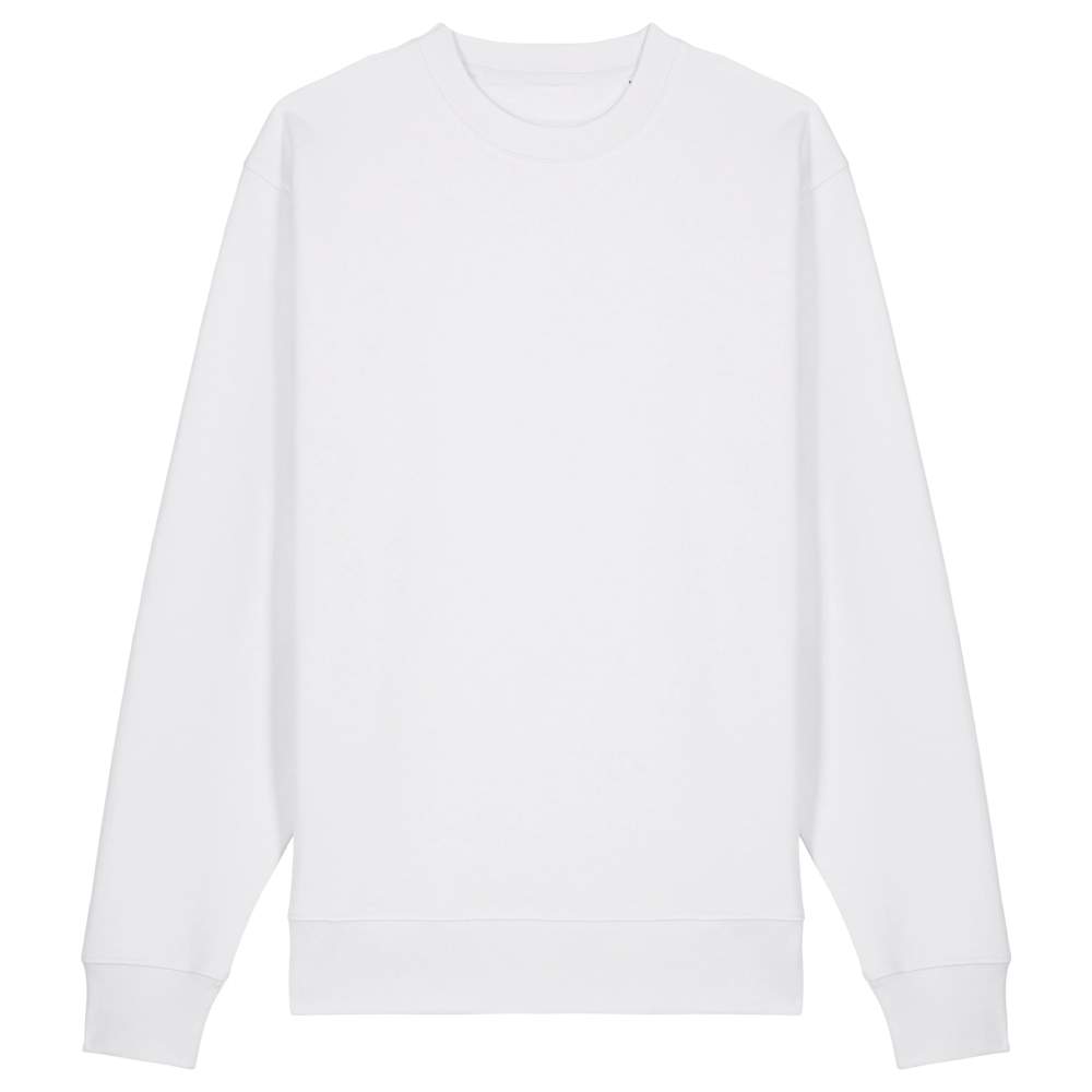 Cambio 2.0 Maglione in cotone biologico personalizzazione stsu178 - White