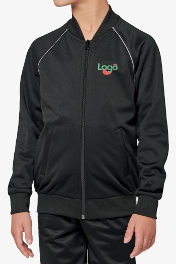 Image produit Veste de survêtement zippée avec liseré enfant 