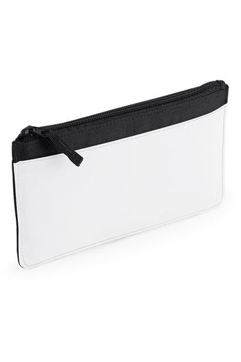 Sublimationsbleistiftetui Zipp-Trousse Polyester personalisierbar bg944 - Black
