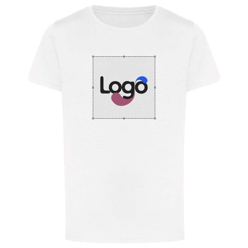 Maglietta per bambini in cotone The 100 personalizzazione con il vostro visivo jt100j - White