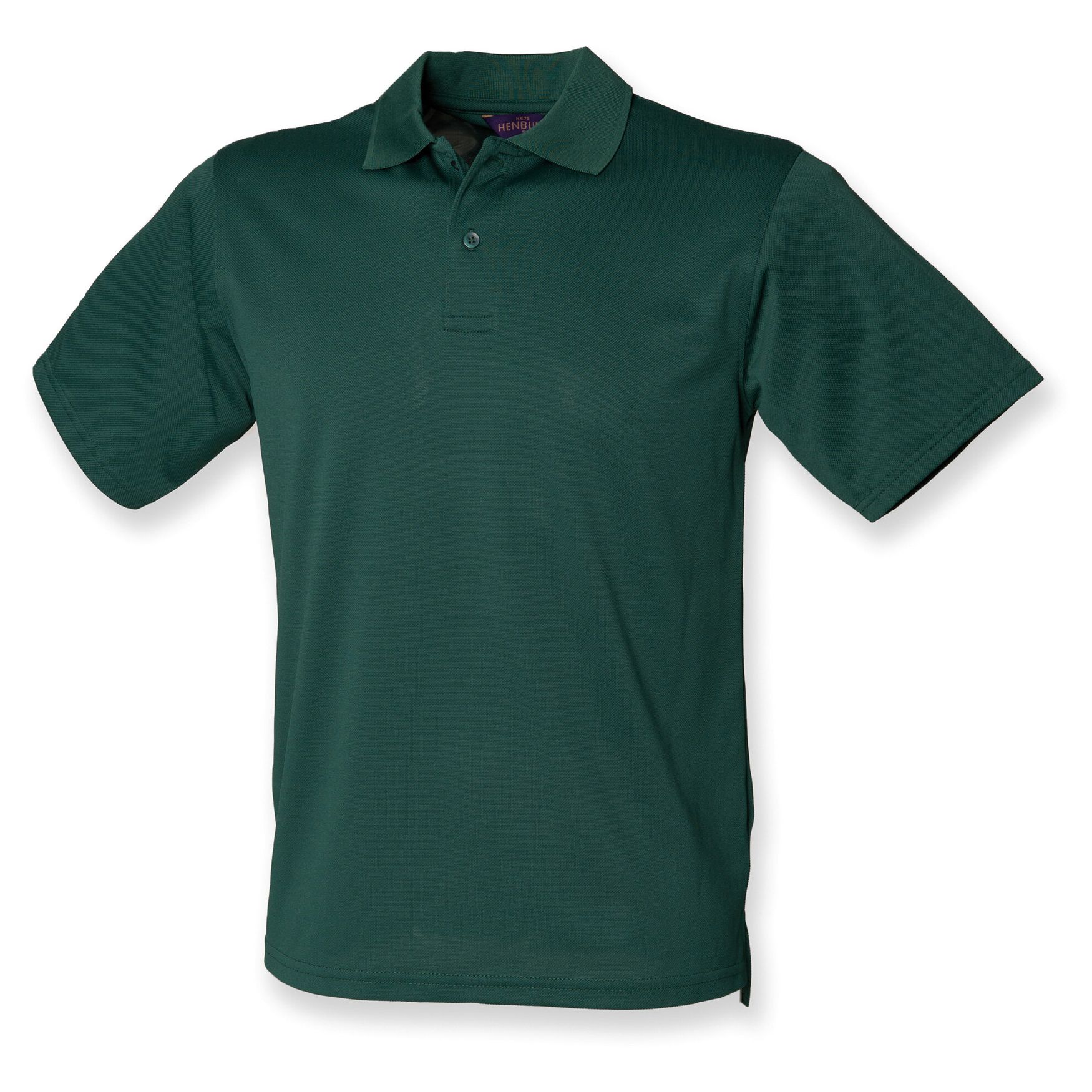 Męski koszula polo Coolplus z mikrofibry poliestru h475 personalizowany - Bottle green