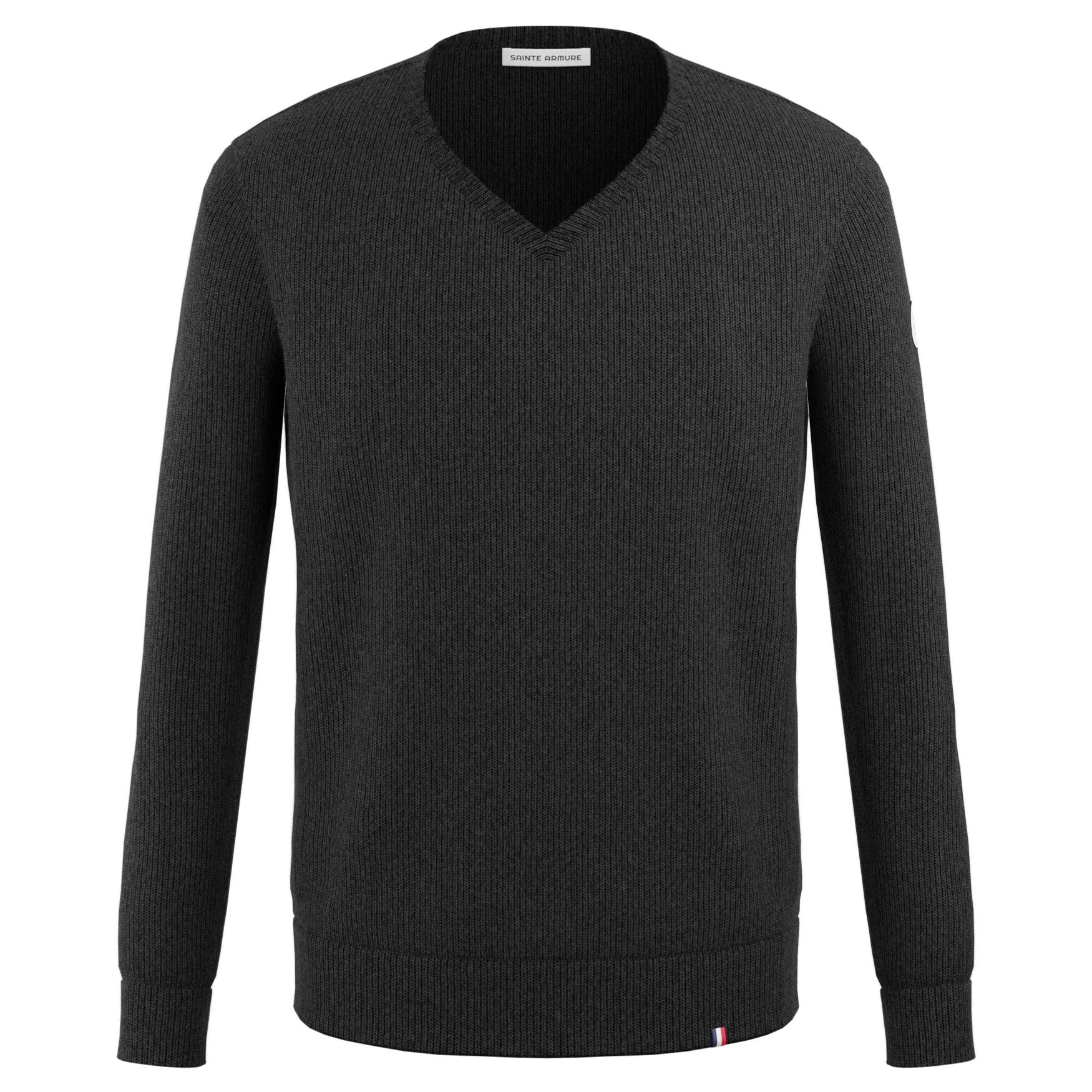 Henri Pull laine mérinos 503 - Noir chiné