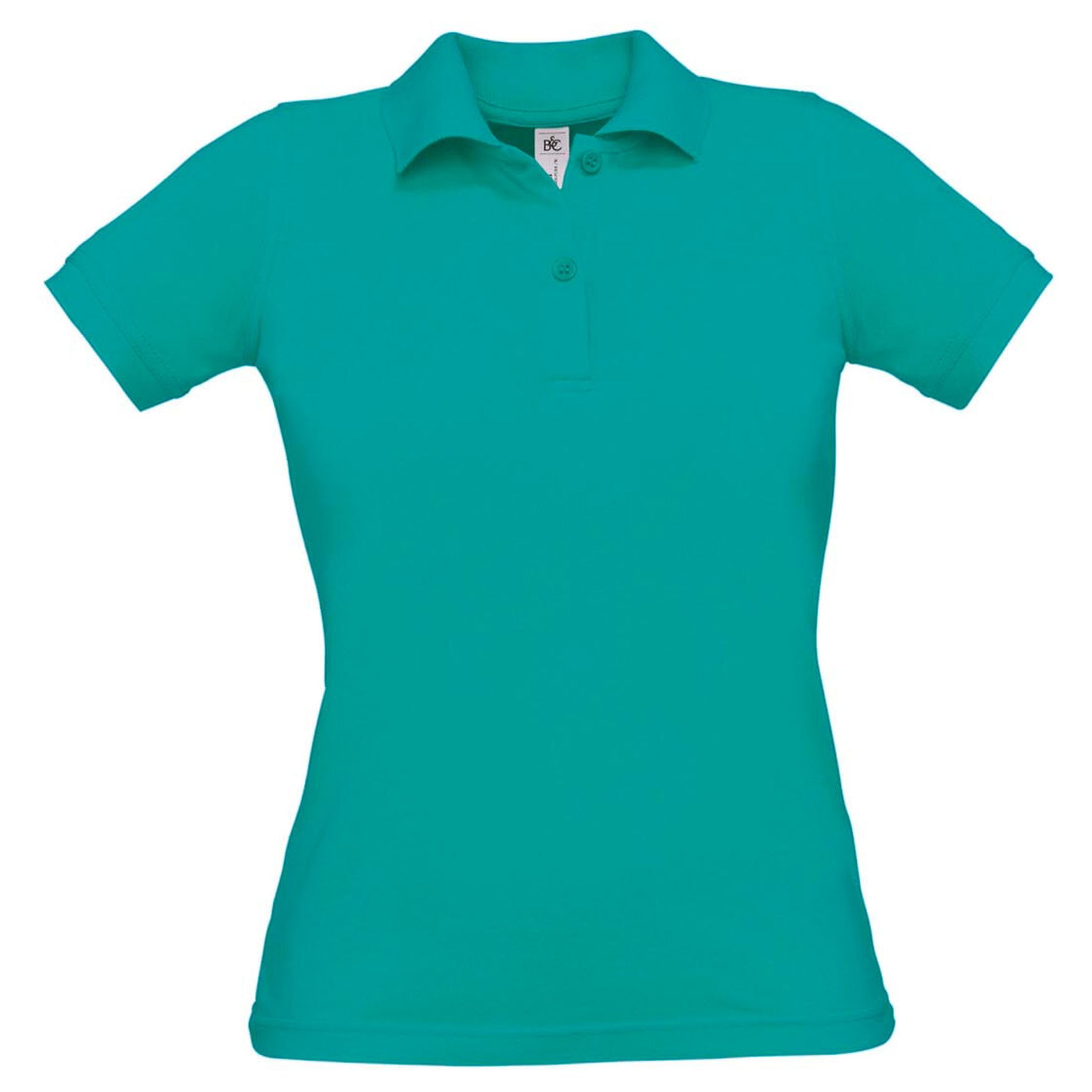 Polo coton piqué Safran pure women personnalisation pw455 - Real turquoise