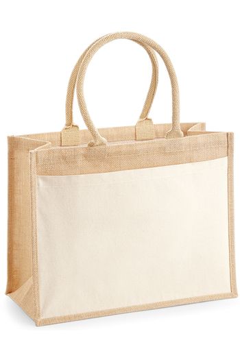 Einkaufstasche aus Jute w427 - Natural