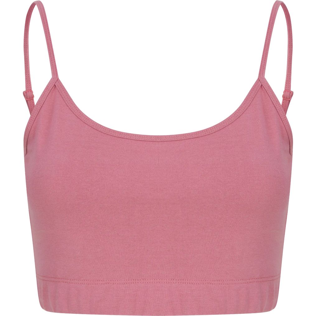Image produit Women's sustainable fashion cropped cami top Damen-Crop-Top-Trägertop sk230